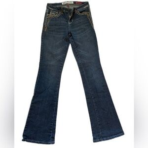 Gene culture med rise bootcut jeans